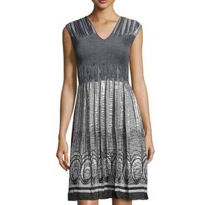 NWT Max Studio Silver Stretchy cocktail dress Sz S